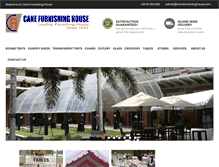 Tablet Screenshot of canefurnishinghouse.com